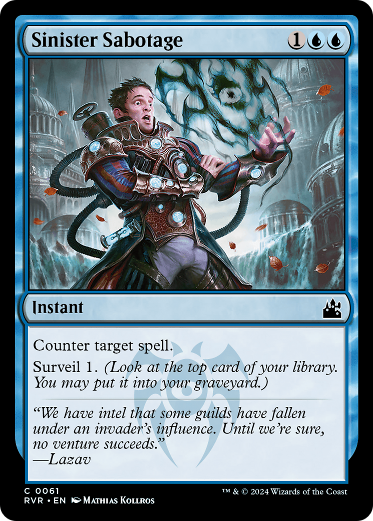 Sinister Sabotage [Ravnica Remastered] | Clutch Gaming