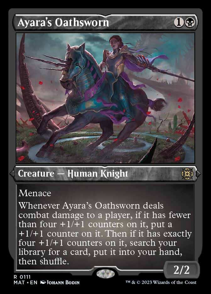 Ayara's Oathsworn (Foil Etched) [March of the Machine: The Aftermath] | Clutch Gaming