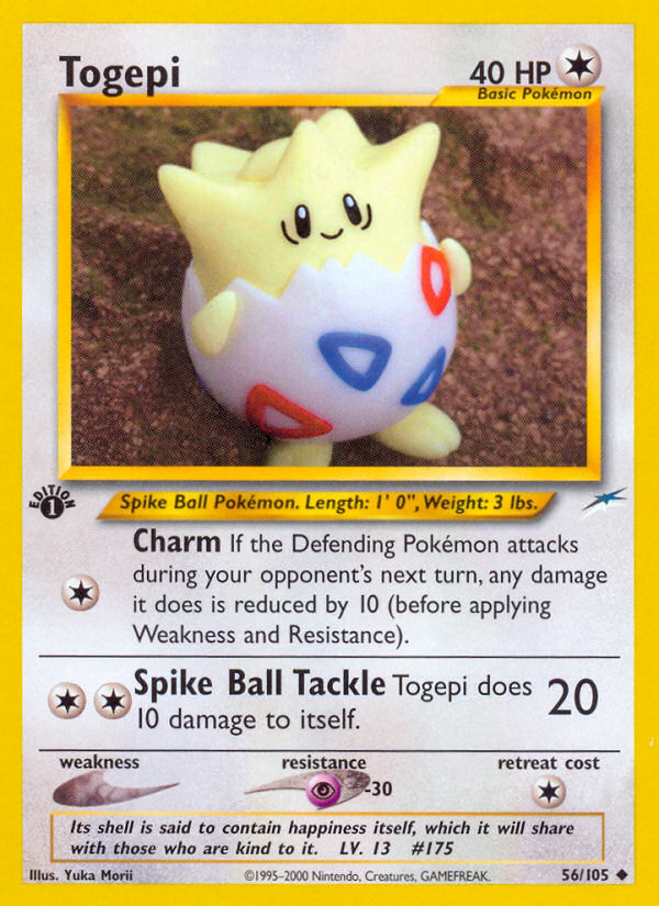 Togepi (56/105) [Neo Destiny 1st Edition] | Clutch Gaming