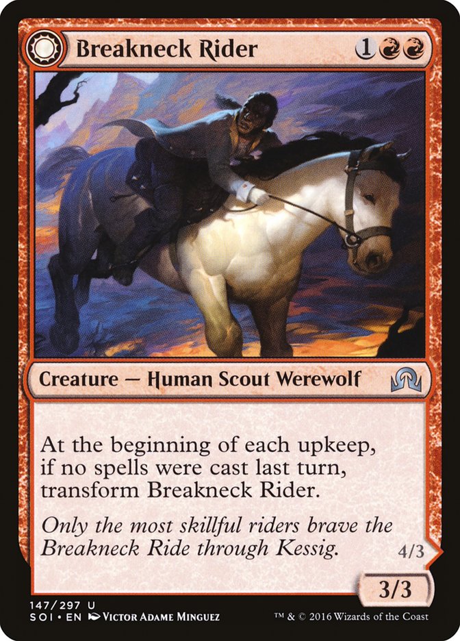 Breakneck Rider // Neck Breaker [Shadows over Innistrad] | Clutch Gaming