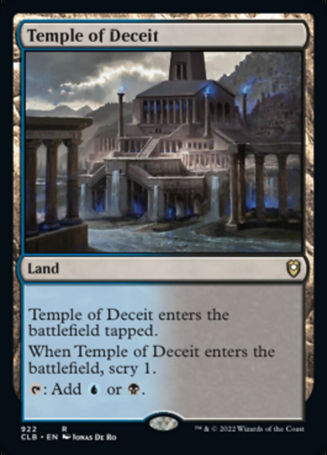 Temple of Deceit [Commander Legends: Battle for Baldur's Gate] | Clutch Gaming