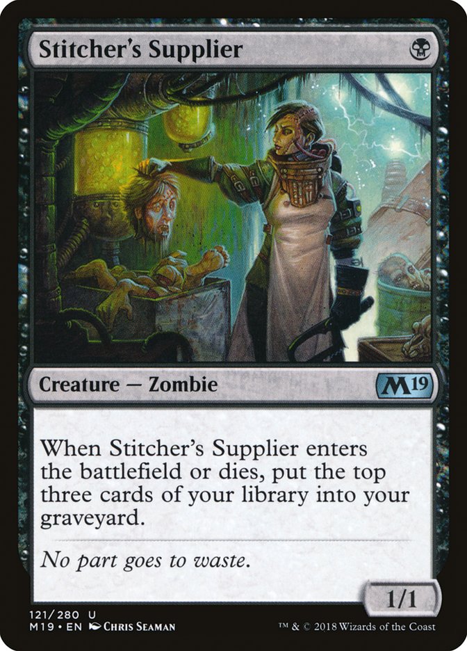 Stitcher's Supplier [Core Set 2019] | Clutch Gaming