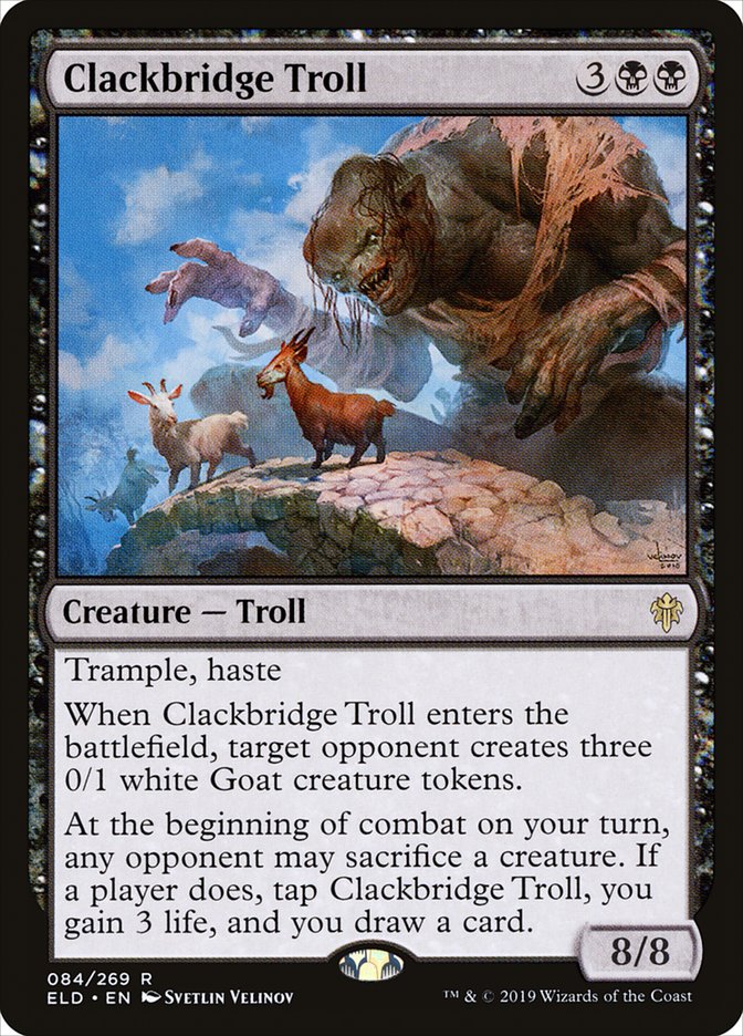 Clackbridge Troll [Throne of Eldraine] | Clutch Gaming