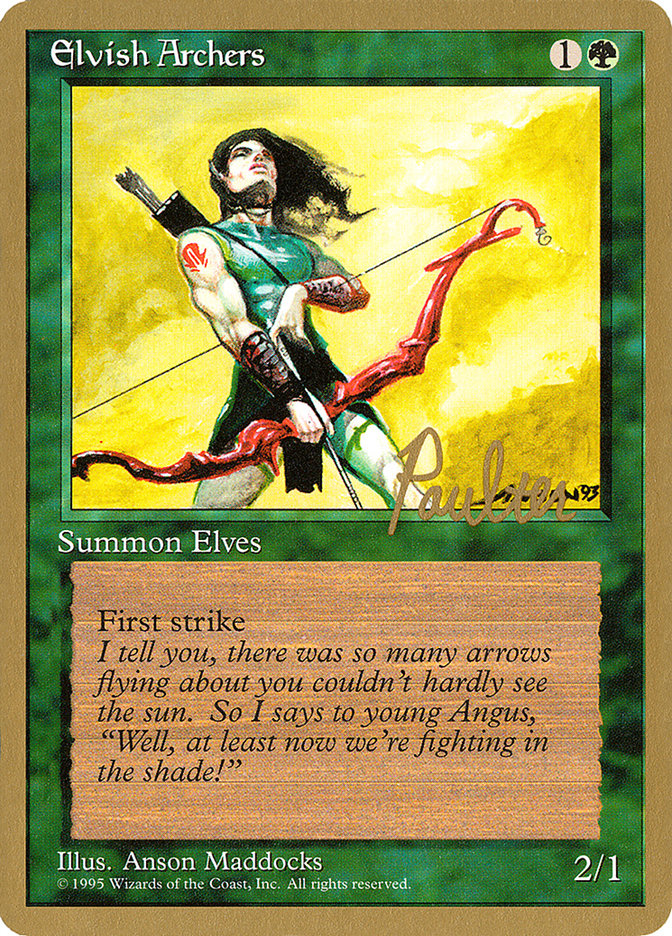 Elvish Archers (Preston Poulter) [Pro Tour Collector Set] | Clutch Gaming