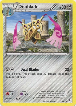 Doublade (14/30) [XY: Trainer Kit 1 - Bisharp] | Clutch Gaming