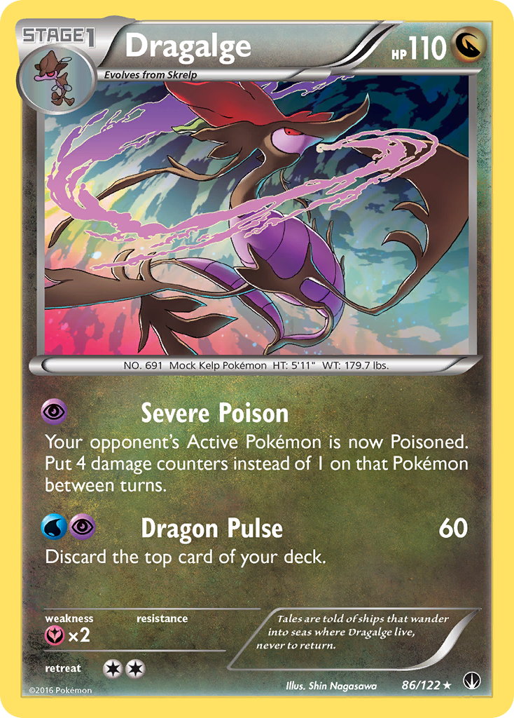 Dragalge (86/122) [XY: BREAKpoint] | Clutch Gaming