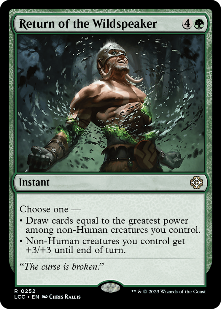 Return of the Wildspeaker [The Lost Caverns of Ixalan Commander] | Clutch Gaming