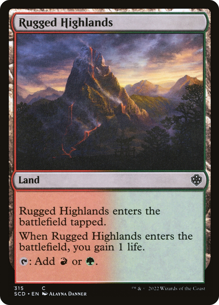 Rugged Highlands [Starter Commander Decks] | Clutch Gaming