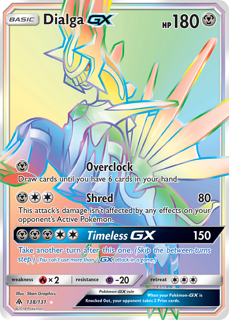 Dialga GX (138/131) [Sun & Moon: Forbidden Light] | Clutch Gaming