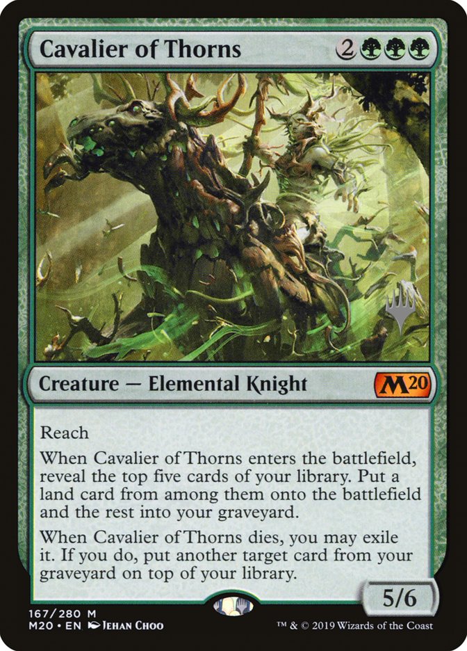 Cavalier of Thorns (Promo Pack) [Core Set 2020 Promos] | Clutch Gaming