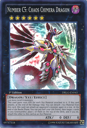 Number C5: Chaos Chimera Dragon [DRLG-EN043] Super Rare | Clutch Gaming