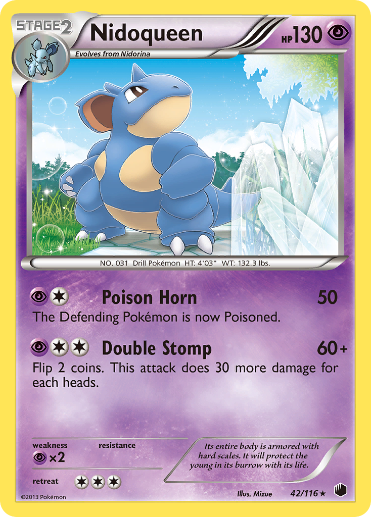 Nidoqueen (42/116) [Black & White: Plasma Freeze] | Clutch Gaming