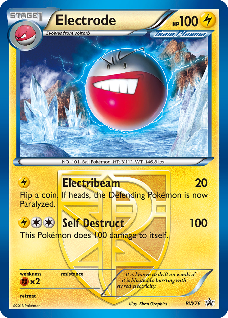 Electrode (BW76) [Black & White: Black Star Promos] | Clutch Gaming