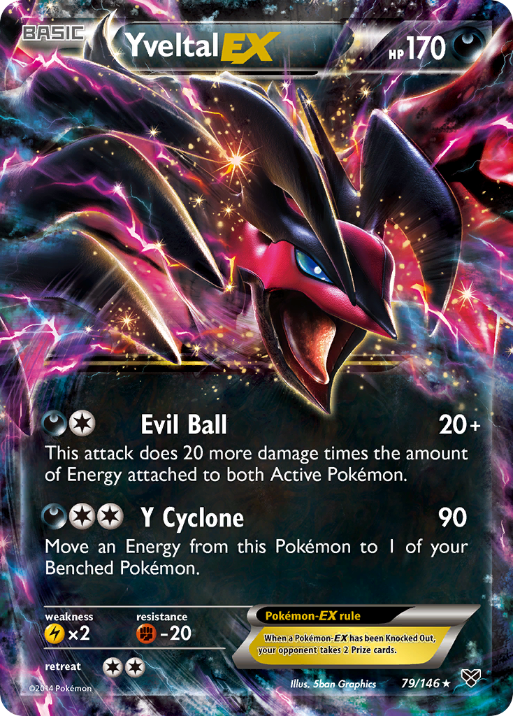 Yveltal EX (79/146) [XY: Base Set] | Clutch Gaming