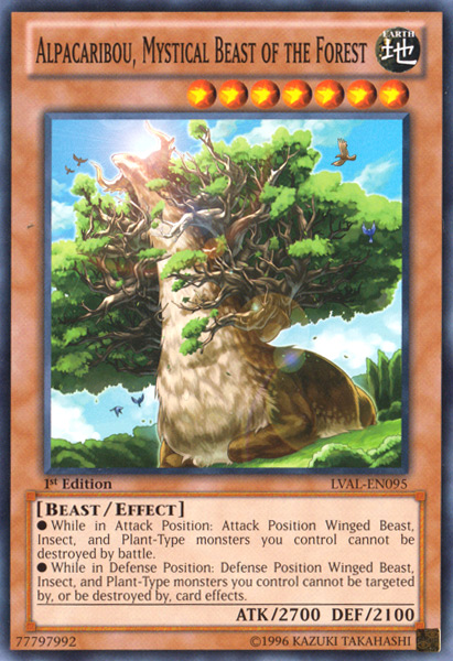 Alpacaribou, Mystical Beast of the Forest [LVAL-EN095] Common | Clutch Gaming