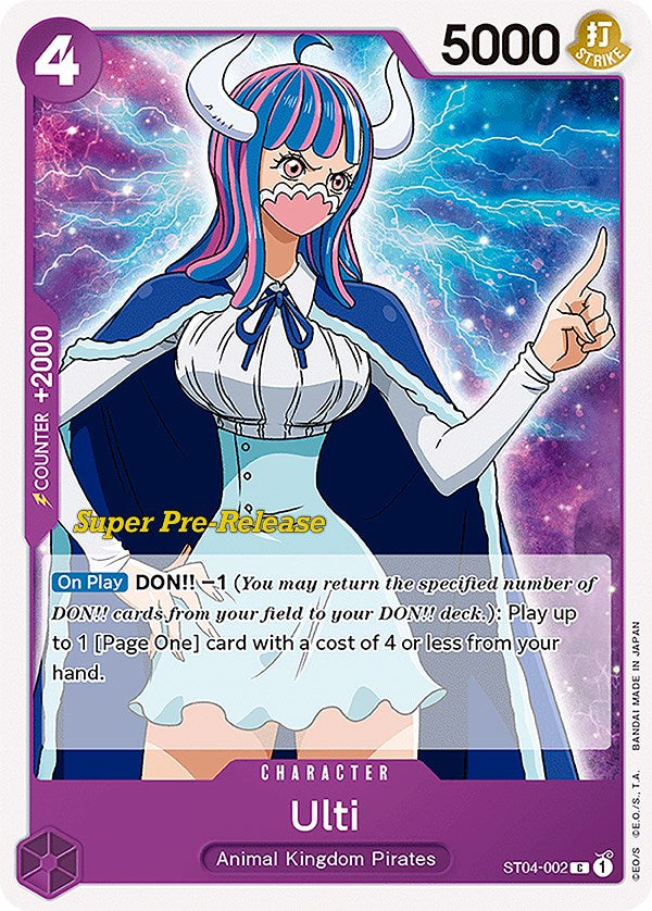 Ulti [Super Pre-Release Starter Deck: Animal Kingdom Pirates] | Clutch Gaming