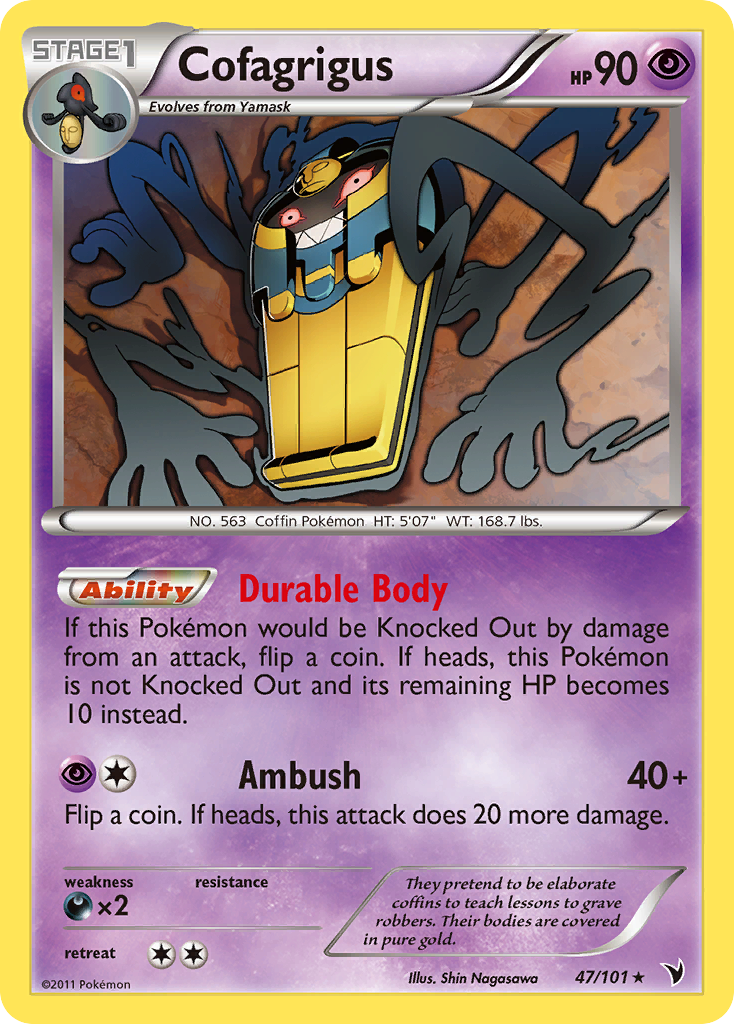 Cofagrigus (47/101) [Black & White: Noble Victories] | Clutch Gaming