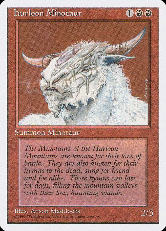 Hurloon Minotaur [Fourth Edition] | Clutch Gaming