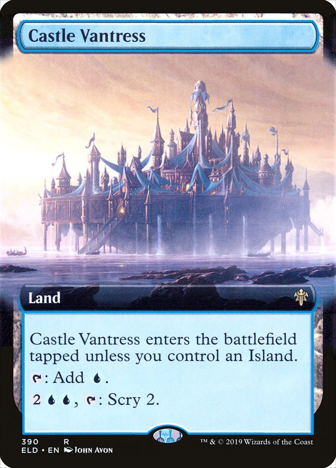 Castle Vantress (Extended Art) [Throne of Eldraine] | Clutch Gaming