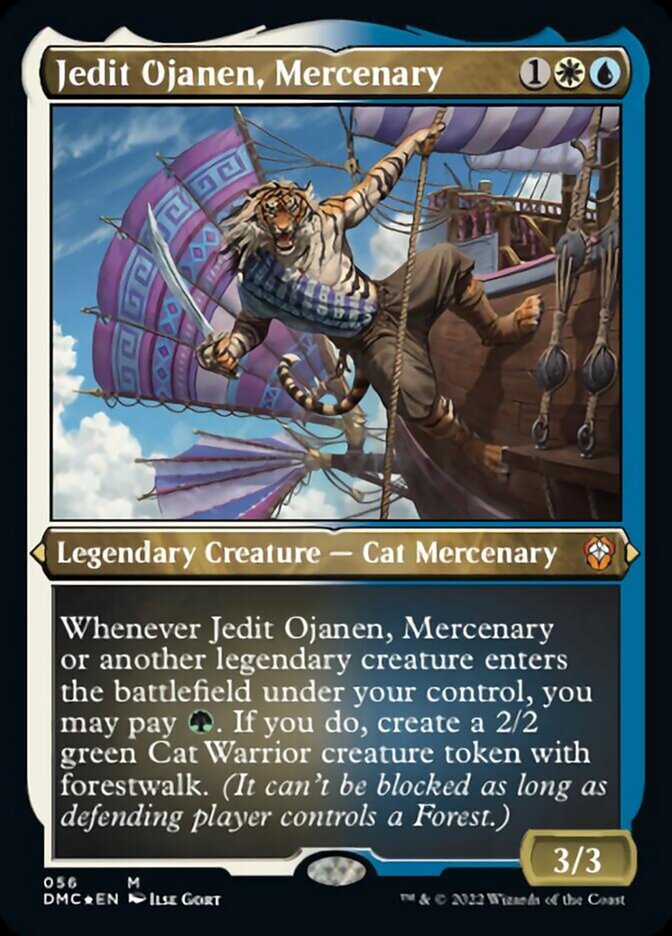 Jedit Ojanen, Mercenary (Foil Etched) [Dominaria United Commander] | Clutch Gaming