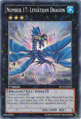 Number 17: Leviathan Dragon [SP13-EN023] Starfoil Rare | Clutch Gaming