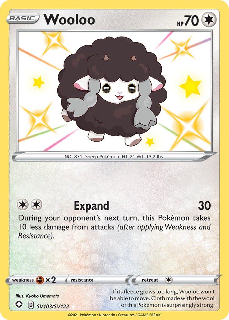 Wooloo (SV103/SV122) [Sword & Shield: Shining Fates] | Clutch Gaming