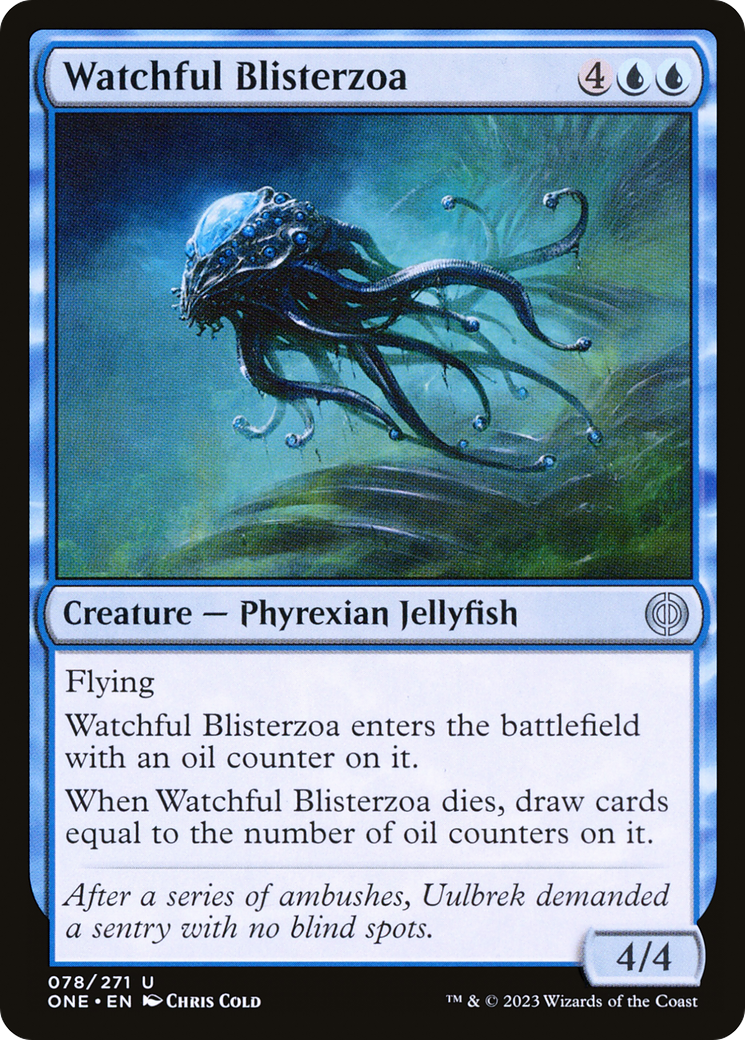 Watchful Blisterzoa [Phyrexia: All Will Be One] | Clutch Gaming