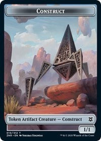 Construct // Drake Double-Sided Token [Zendikar Rising Tokens] | Clutch Gaming