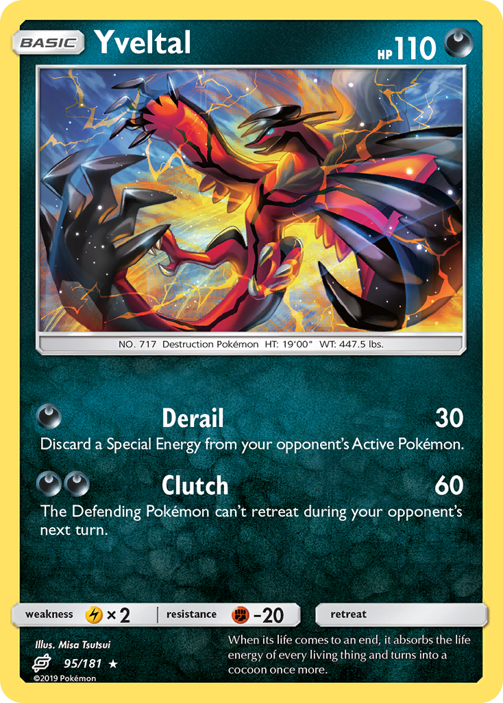 Yveltal (95/181) [Sun & Moon: Team Up] | Clutch Gaming