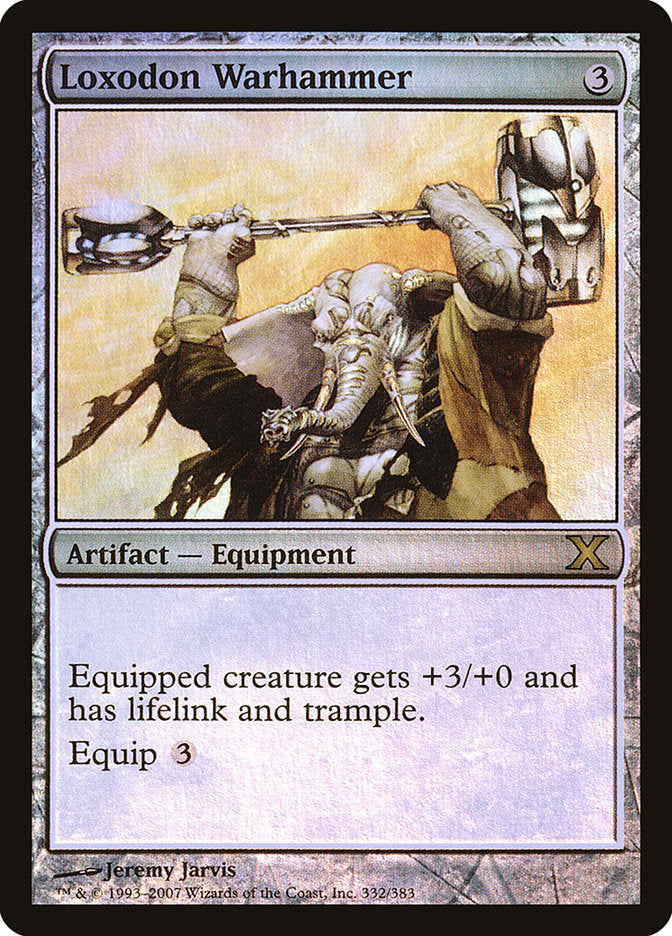 Loxodon Warhammer (Premium Foil) [Tenth Edition] | Clutch Gaming