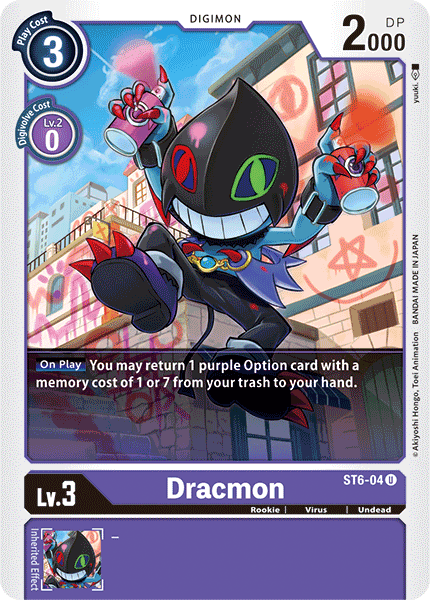 Dracmon [ST6-04] [Starter Deck: Venomous Violet] | Clutch Gaming