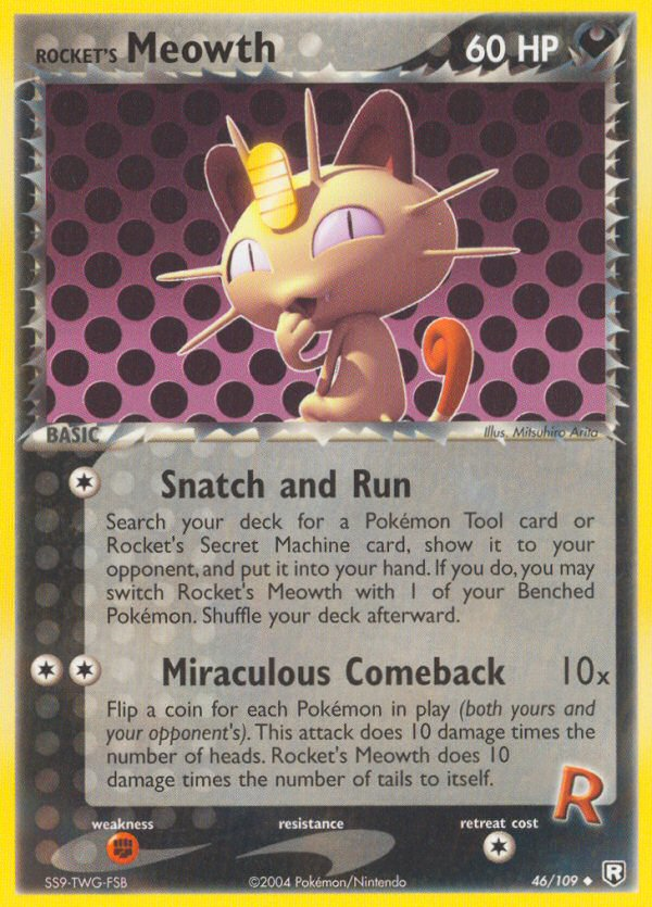 Rocket's Meowth (46/109) [EX: Team Rocket Returns] | Clutch Gaming