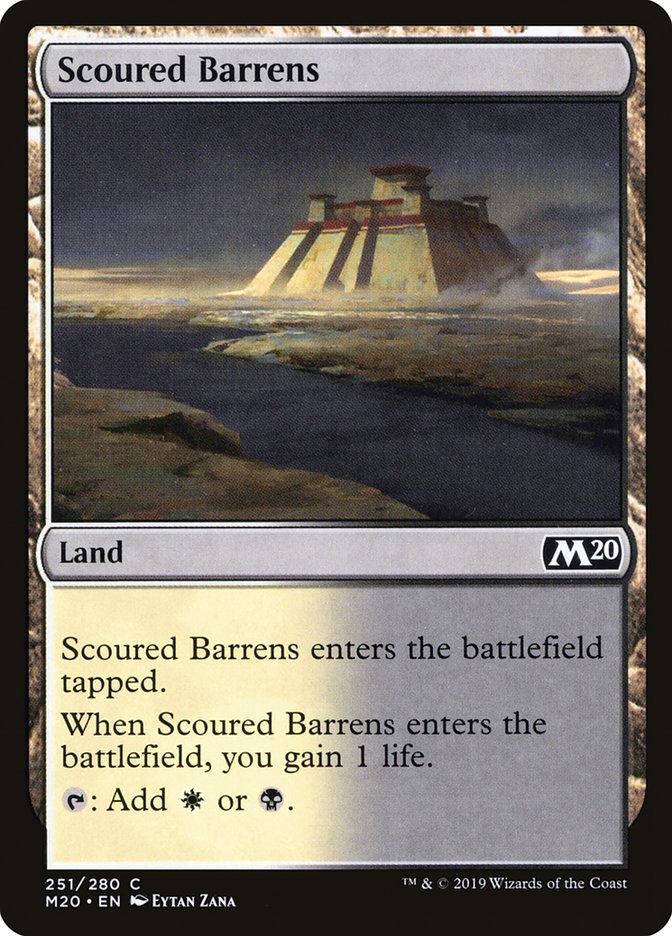 Scoured Barrens [Core Set 2020] | Clutch Gaming