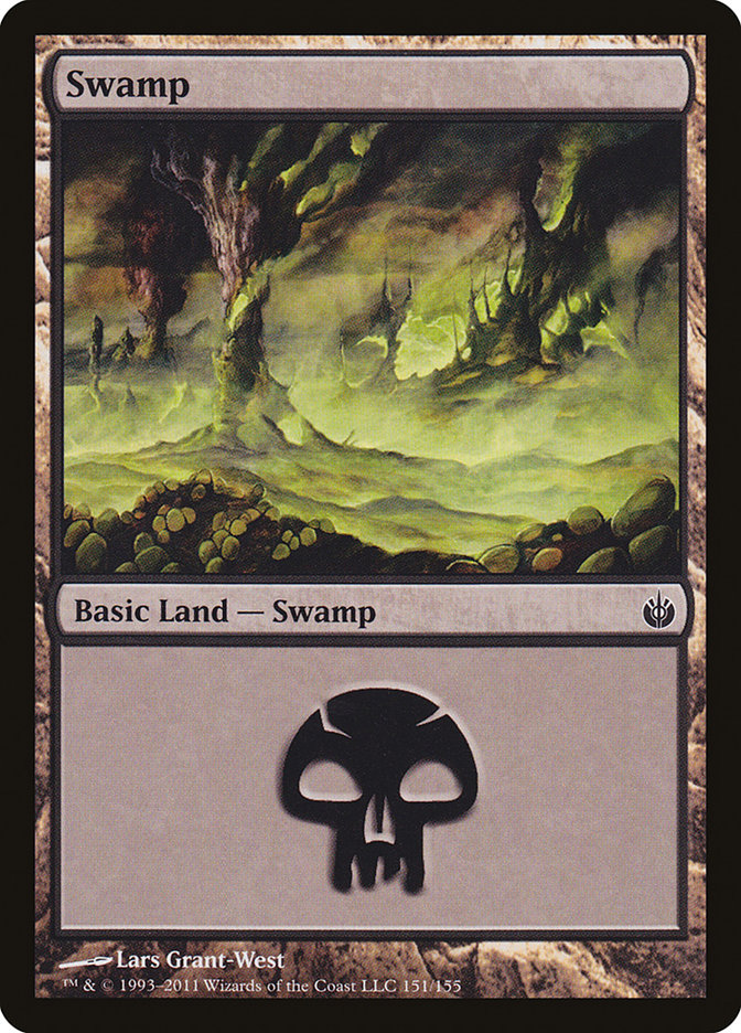 Swamp (151) [Mirrodin Besieged] | Clutch Gaming