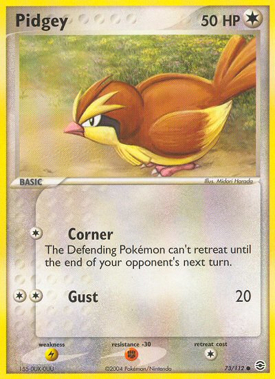 Pidgey (73/112) [EX: FireRed & LeafGreen] | Clutch Gaming