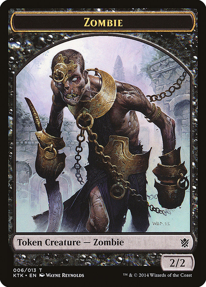 Zombie Token [Khans of Tarkir Tokens] | Clutch Gaming