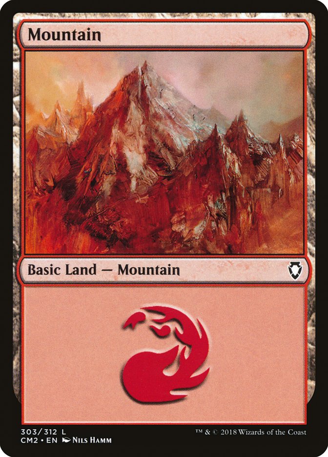 Mountain (303) [Commander Anthology Volume II] | Clutch Gaming