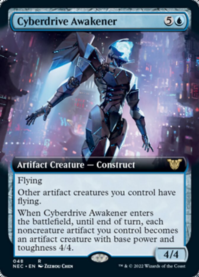 Cyberdrive Awakener (Extended Art) [Kamigawa: Neon Dynasty Commander] | Clutch Gaming