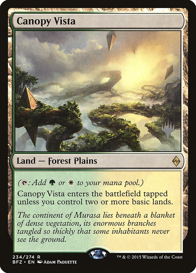 Canopy Vista [Battle for Zendikar Promos] | Clutch Gaming