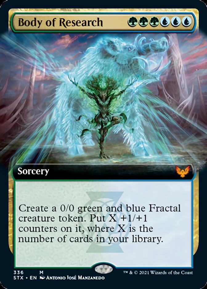 Body of Research (Extended Art) [Strixhaven: School of Mages] | Clutch Gaming