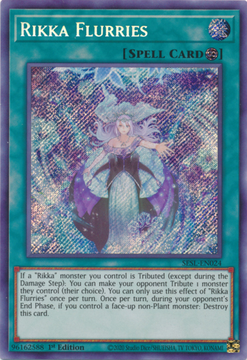 Rikka Flurries [SESL-EN024] Secret Rare | Clutch Gaming