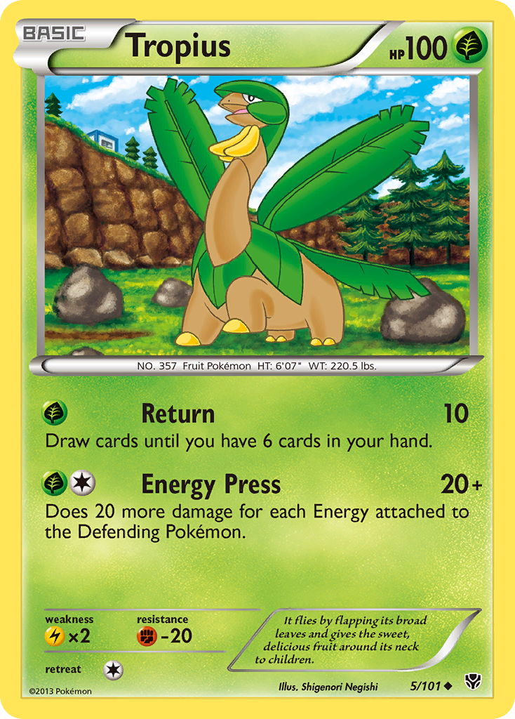 Tropius (5/101) [Black & White: Plasma Blast] | Clutch Gaming