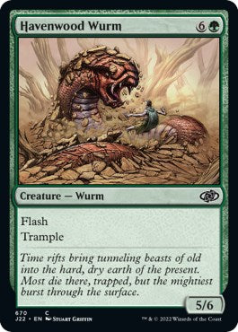Havenwood Wurm [Jumpstart 2022] | Clutch Gaming