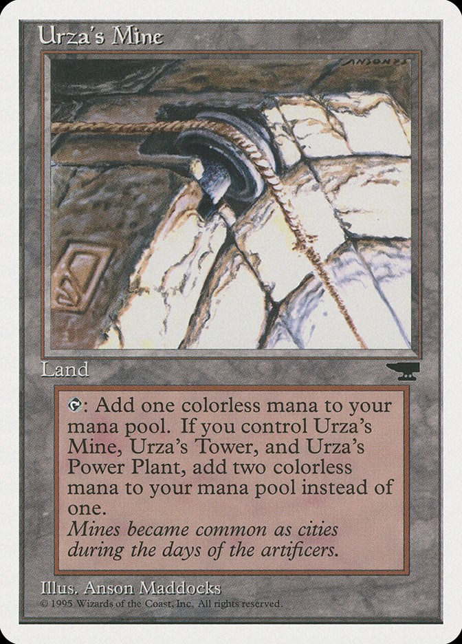 Urza's Mine (Pulley Embedded in Stone) [Chronicles] | Clutch Gaming