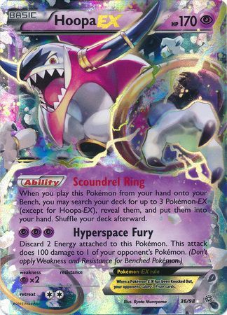 Hoopa EX (36/98) (Jumbo Card) [XY: Ancient Origins] | Clutch Gaming