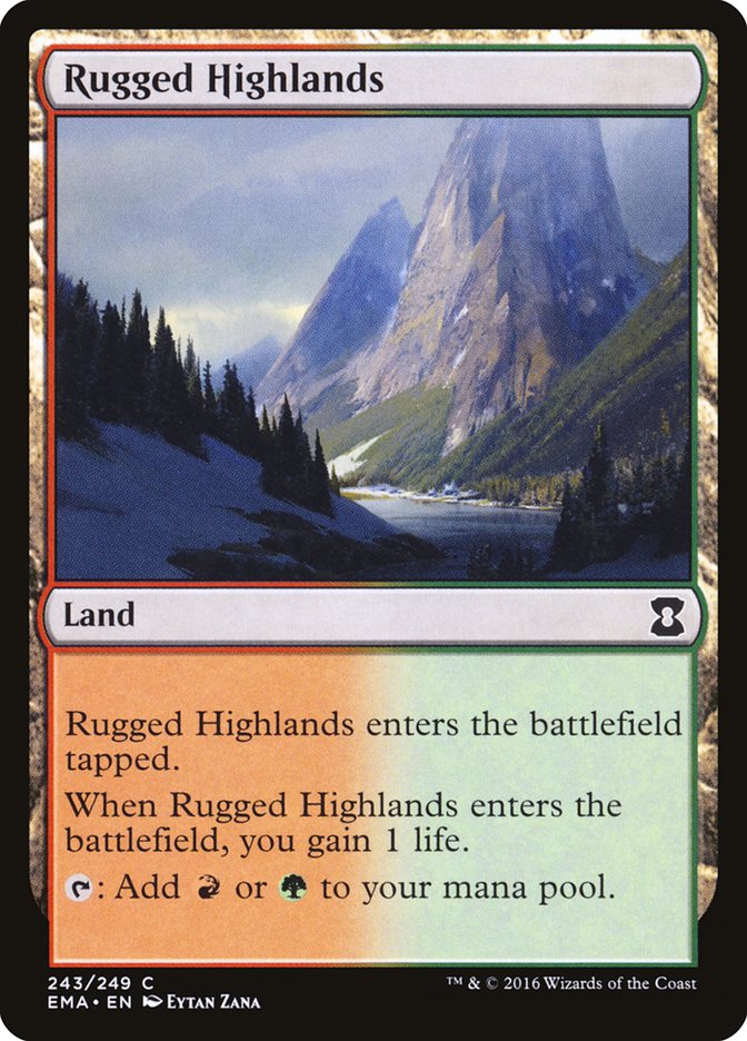 Rugged Highlands [Eternal Masters] | Clutch Gaming