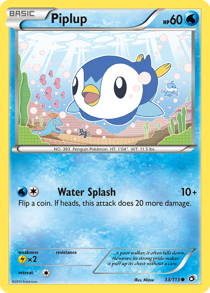 Piplup (33/113) [Black & White: Legendary Treasures] | Clutch Gaming