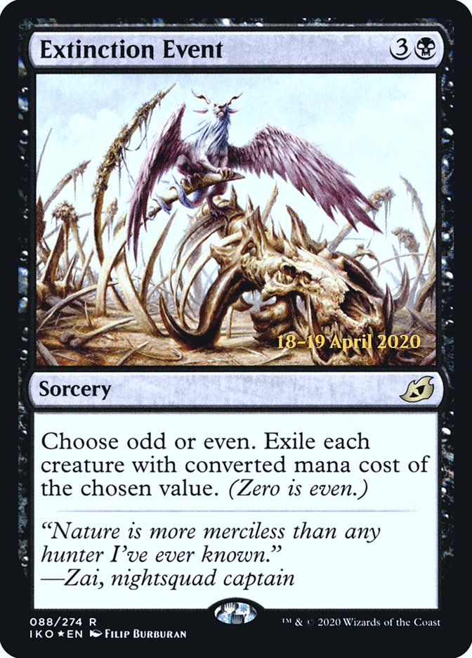 Extinction Event [Ikoria: Lair of Behemoths Prerelease Promos] | Clutch Gaming