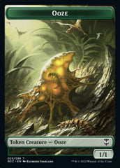 Ooze (025) // Treasure (015) Double-Sided Token [Streets of New Capenna Commander Tokens] | Clutch Gaming