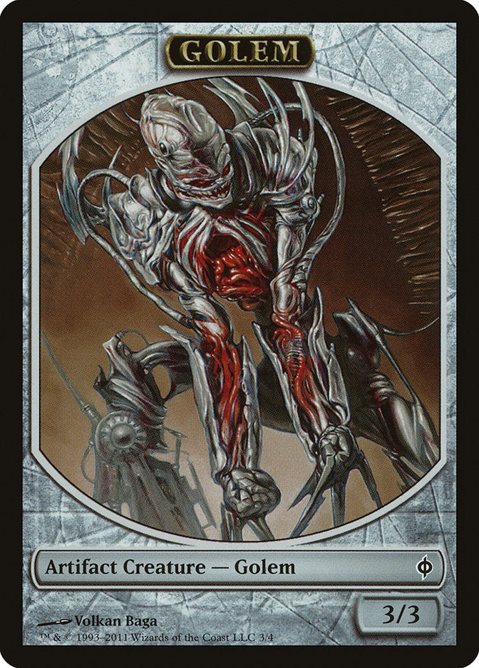 Golem Token [New Phyrexia Tokens] | Clutch Gaming